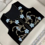 سخمه مخمل جواهردوزی طرح گل کد 1101 - Image 2