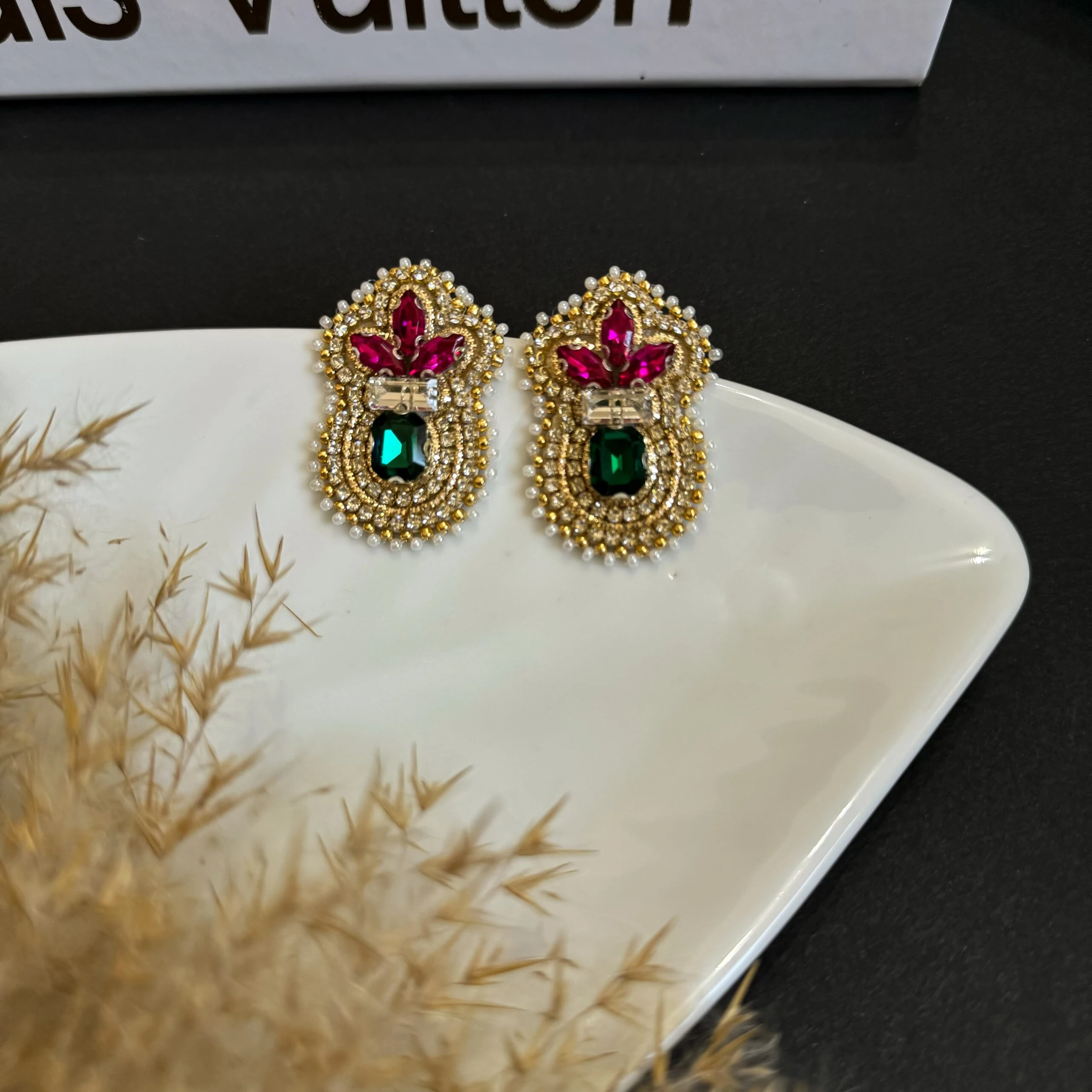 گوشواره 2205 گوشواره جواهردوزی کد 2205 - Image 1