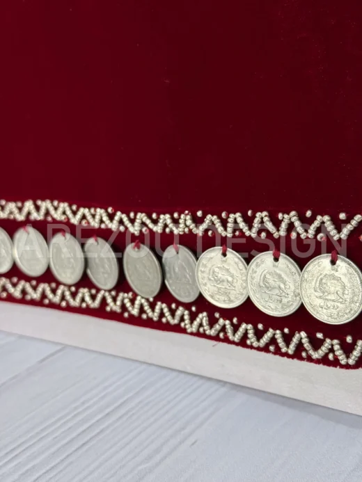 سخمه سکه حاشیه پایین زرشکی کد 1123 - Image 3