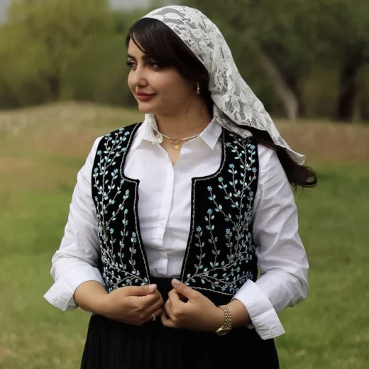 سخمه جواهردوزی طرح شکوفه پاستیلی کد 1148 - Image 5