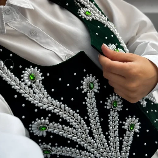 سخمه جواهردوزی خوشه پر رنگی کد 1130 - Image 4