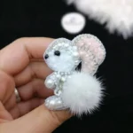 سنجاق سینه طرح خرگوش کد 4104