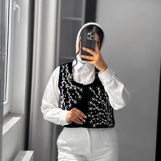 سخمه جواهردوزی طرح رقص مروارید کد 1186 - Image 4