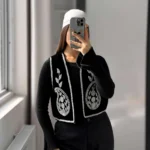 سخمه یقه راستا بته جقه آماده ارسال - Image 4