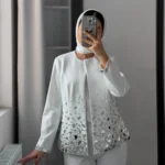 کت سفید سنگ و آینه گرادینت آماده ارسال