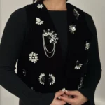 سخمه یقه راستا الماس شب کد 1262 - Image 2